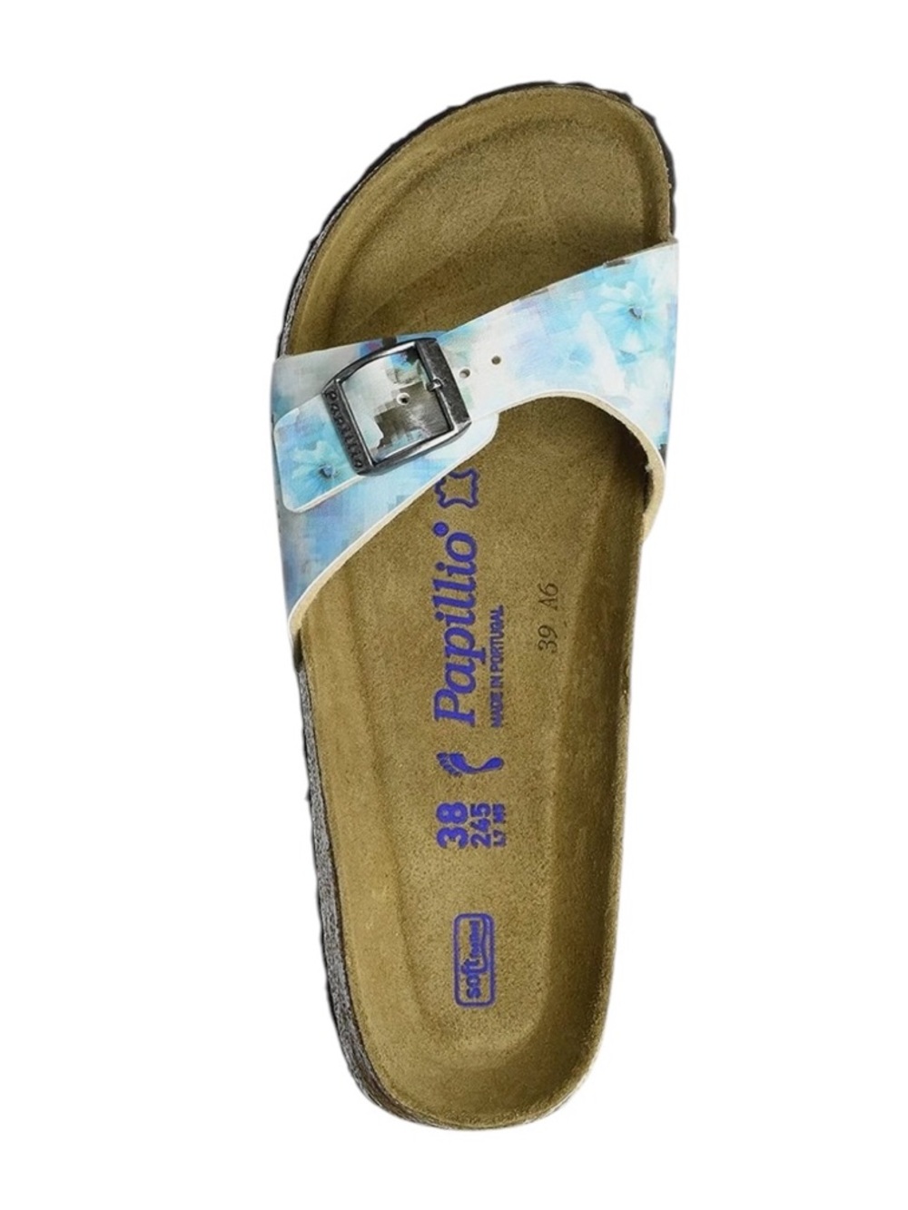 Birkinstock Papillio Madrid Sandal Size EU 42 US 11 Pixel Floral Blue Comfort